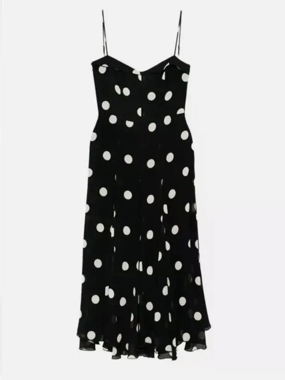 Reformation Moon Dot Midi Slip Fredo Dress, size 8, NWT - Picture 5 of 16